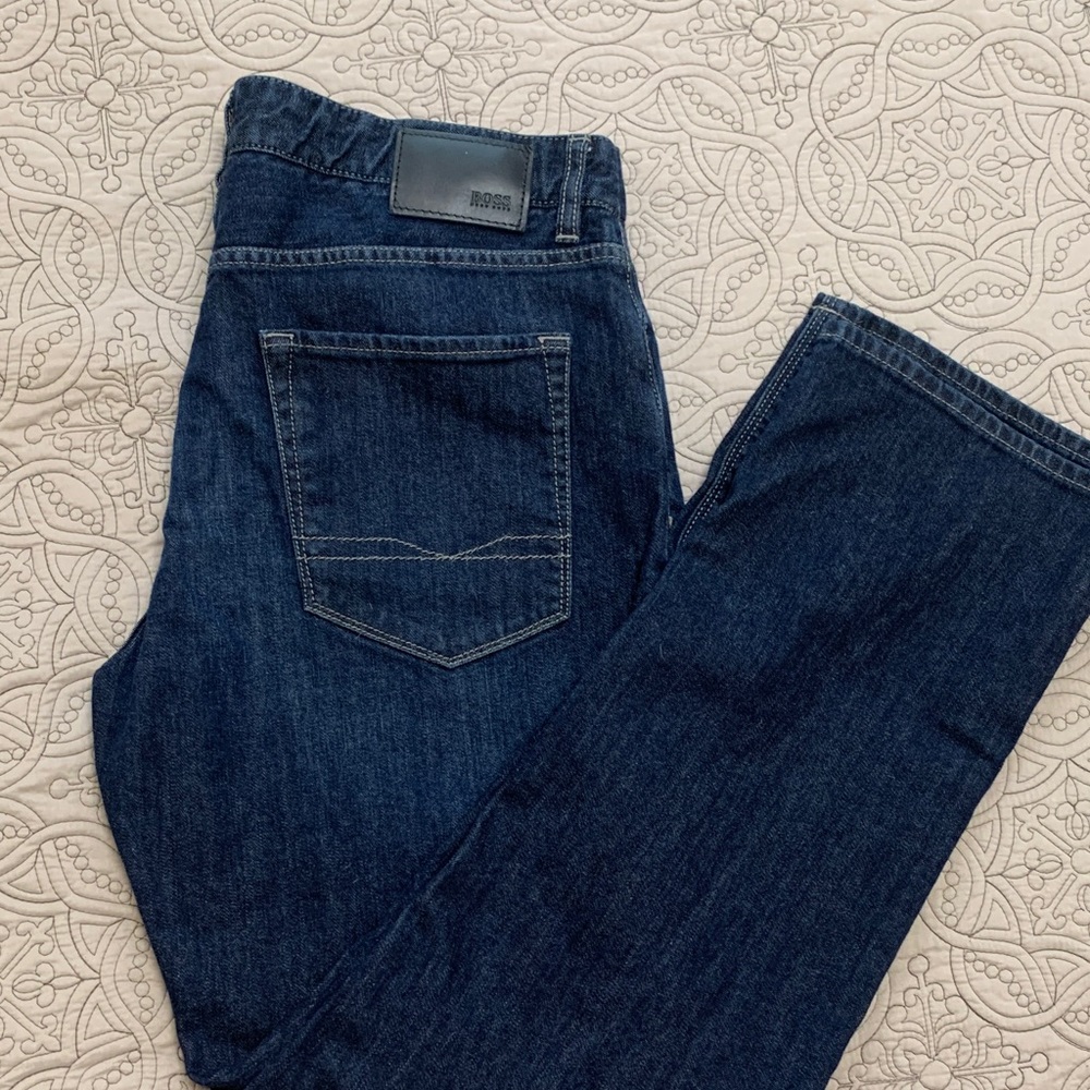 Boss Hugo Boss Men's Blue Jeans.